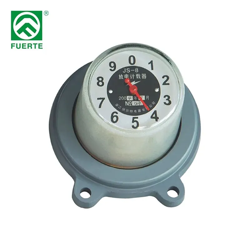 Discharge counter accessory product view for the arrester earth path