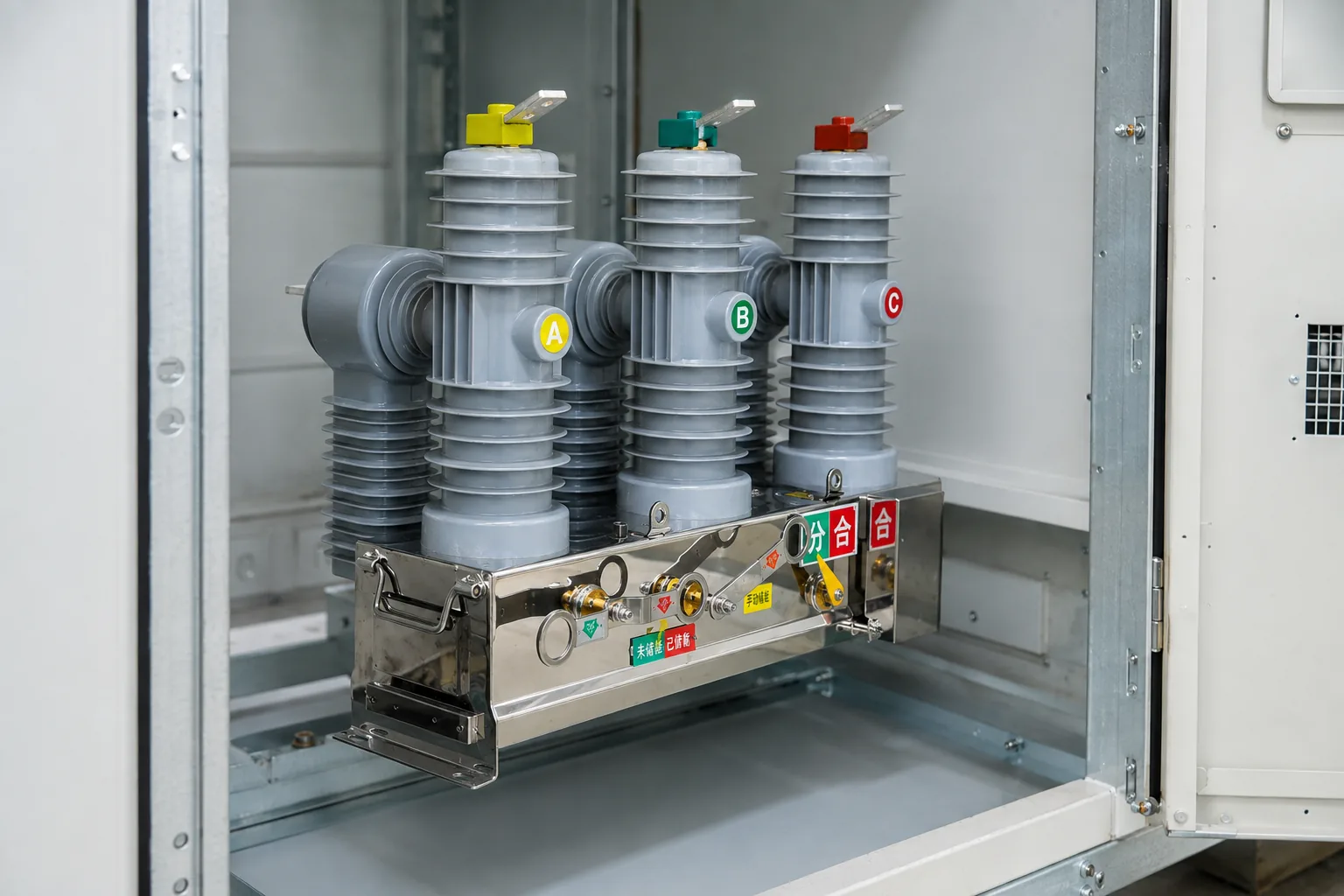 12 kV pole-mounted vacuum circuit breaker reference image for outdoor network applications