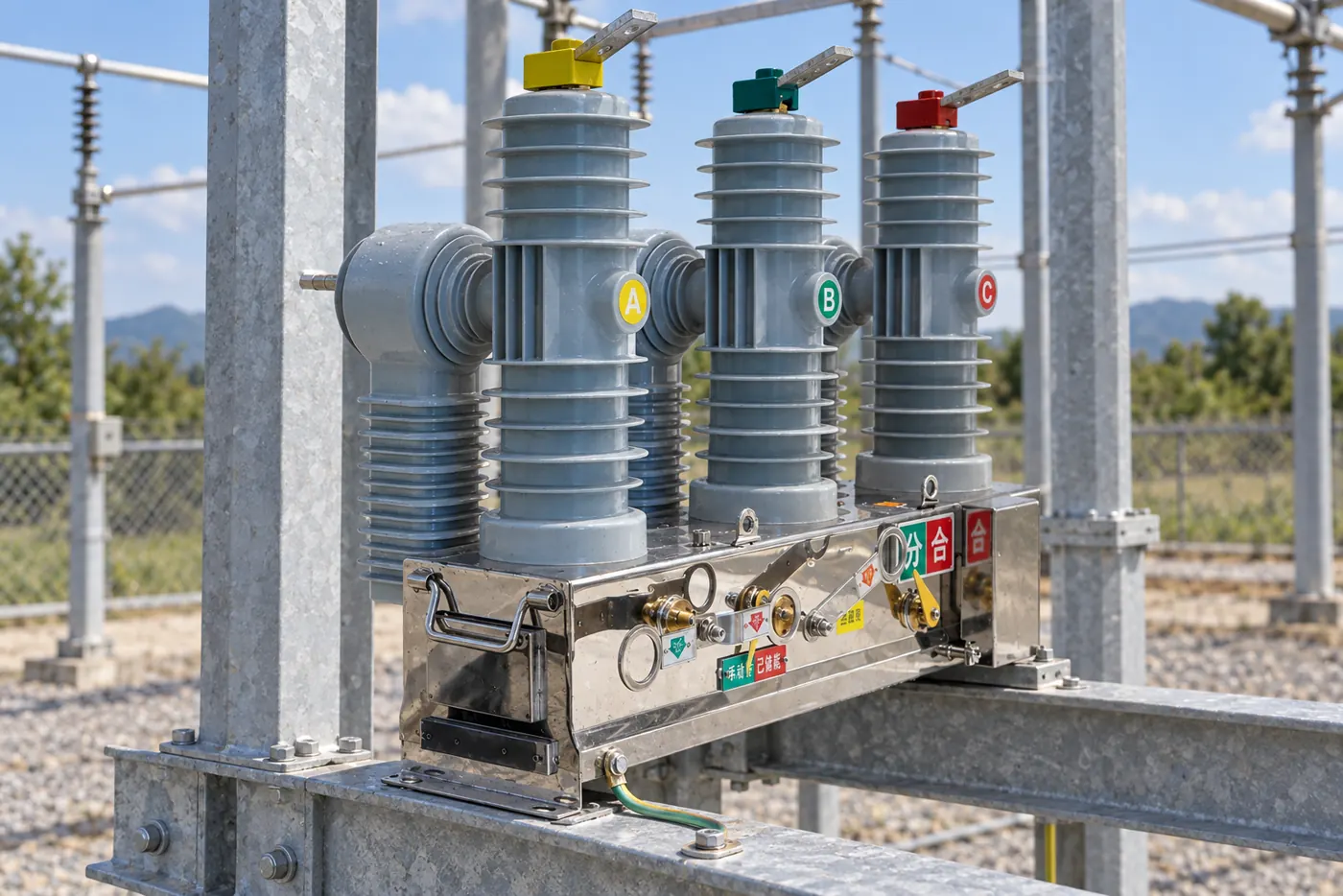 Comparison of indoor and outdoor high voltage vacuum circuit breaker construction